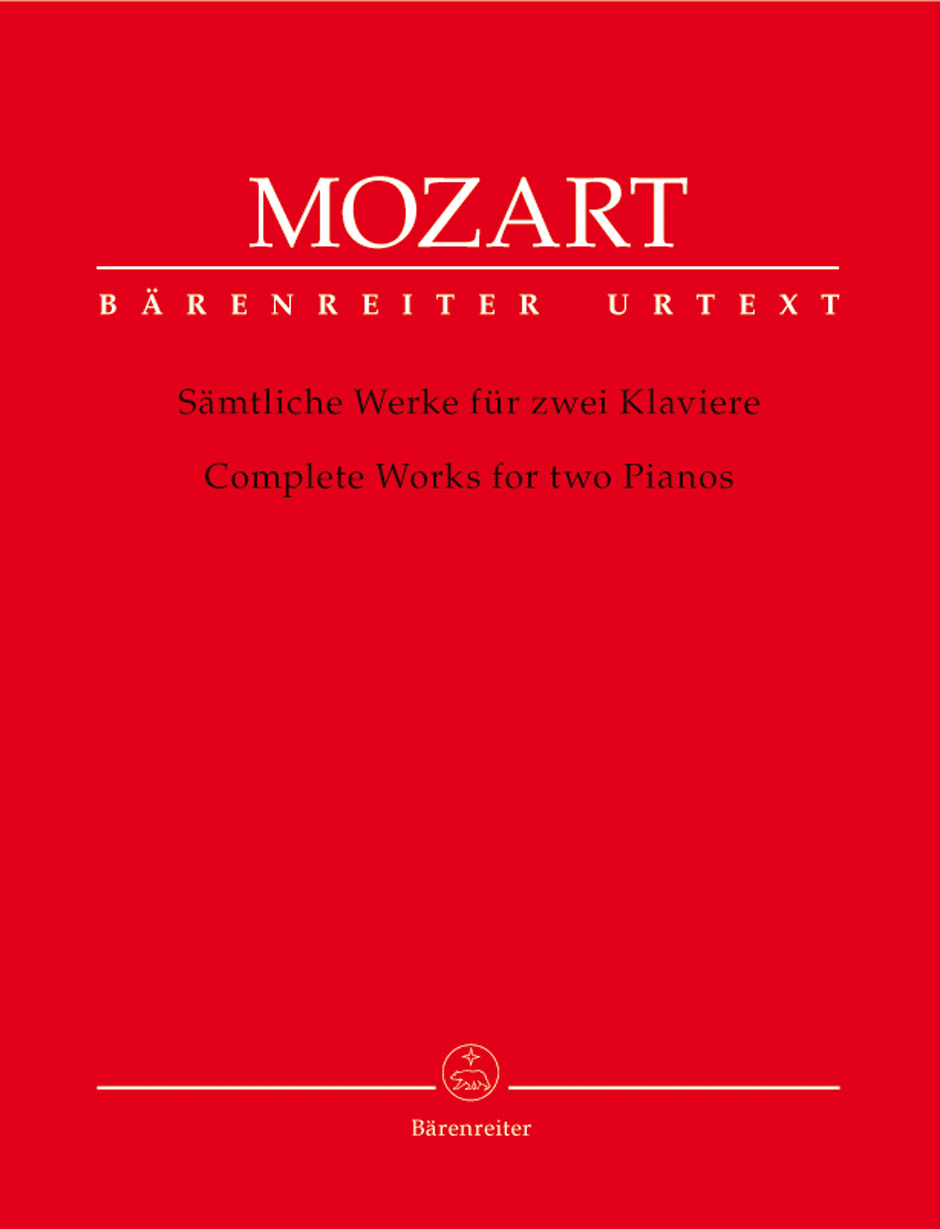 MOZART, W,A, - SAEMTLICHE WERKE FÜR ZWEI KLAVIERE URTEXT (E.FR.SCHMID/STENZL)