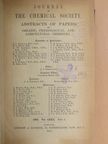G. Barger - Journal of the chemical society 1922/I. [antikvár]