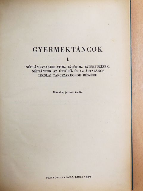 Györgyfalvay Katalin - Gyermektáncok I. [antikvár]