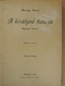 Herczeg Ferenc - A királyné futárja [antikvár]