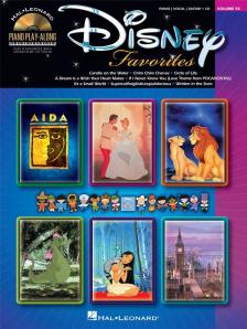 DISNEY FAVORITES FOR PIANO - VOCAL - GUITAR WITH CD PIANO PLAY ALONG