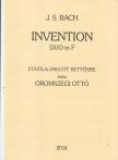 J. S. Bach - INVENTION DUO IN F FUVOL-FAGOTT KETTŐSRE (ÁTÍRTA: OROMSZEGI OTTÓ)