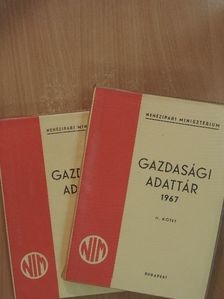 Gazdasági adattár 1967. I-II. [antikvár]