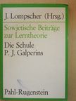 Ch. N. Tjoplenkaja - Sowjetische Beiträge zur Lerntheorie [antikvár]