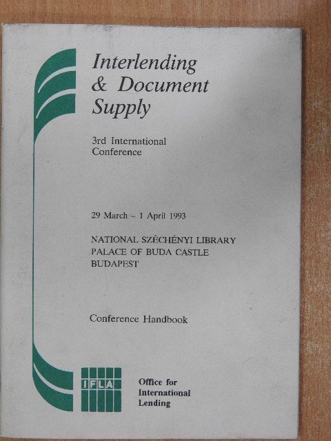 David Brown - Interlending and Document Supply - Conference Handbook [antikvár]