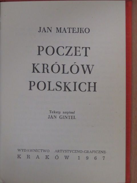 Jan Gintel - Poczet Królów Polskich [antikvár]