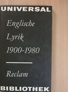 Craig Raine - Englische Lyrik 1900-1980 [antikvár]