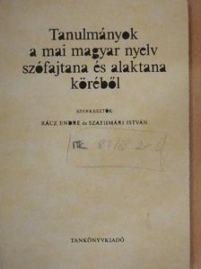 Berrár Jolán - Tanulmányok a mai magyar nyelv szófajtana és alaktana köréből [antikvár]