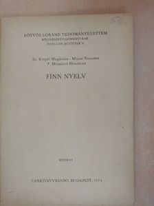 F. Mészáros Henrietta - Finn nyelv [antikvár]