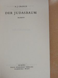 A. J. Cronin - Der Judasbaum [antikvár]