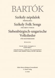 Bartók Béla - SZÉKELY NÉPDALOK - FÉRFIKARRA