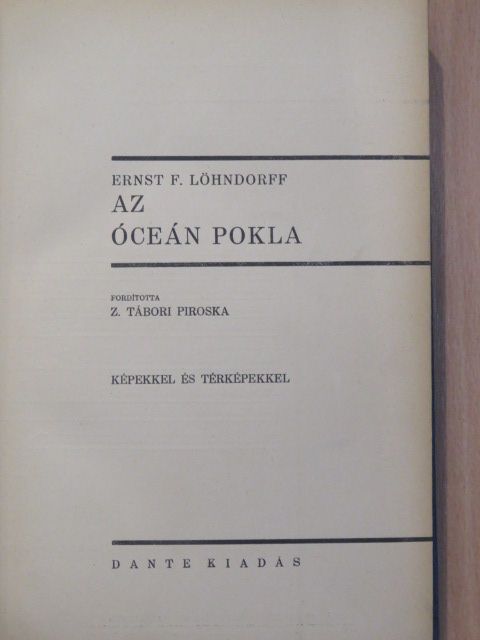 Ernst F. Löhndorff - Az óceán pokla [antikvár]