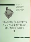 Csúri András - Feladatok és jogesetek a magyar büntetőjog különös részéhez II. [antikvár]