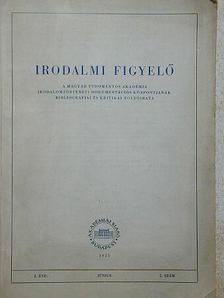 Karátson Endre - Irodalmi Figyelő 1955. június [antikvár]