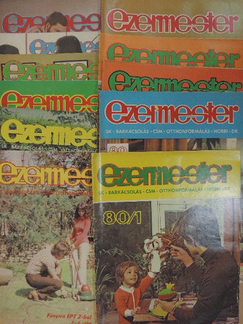 Ezermester 1980. (nem teljes évfolyam) [antikvár]
