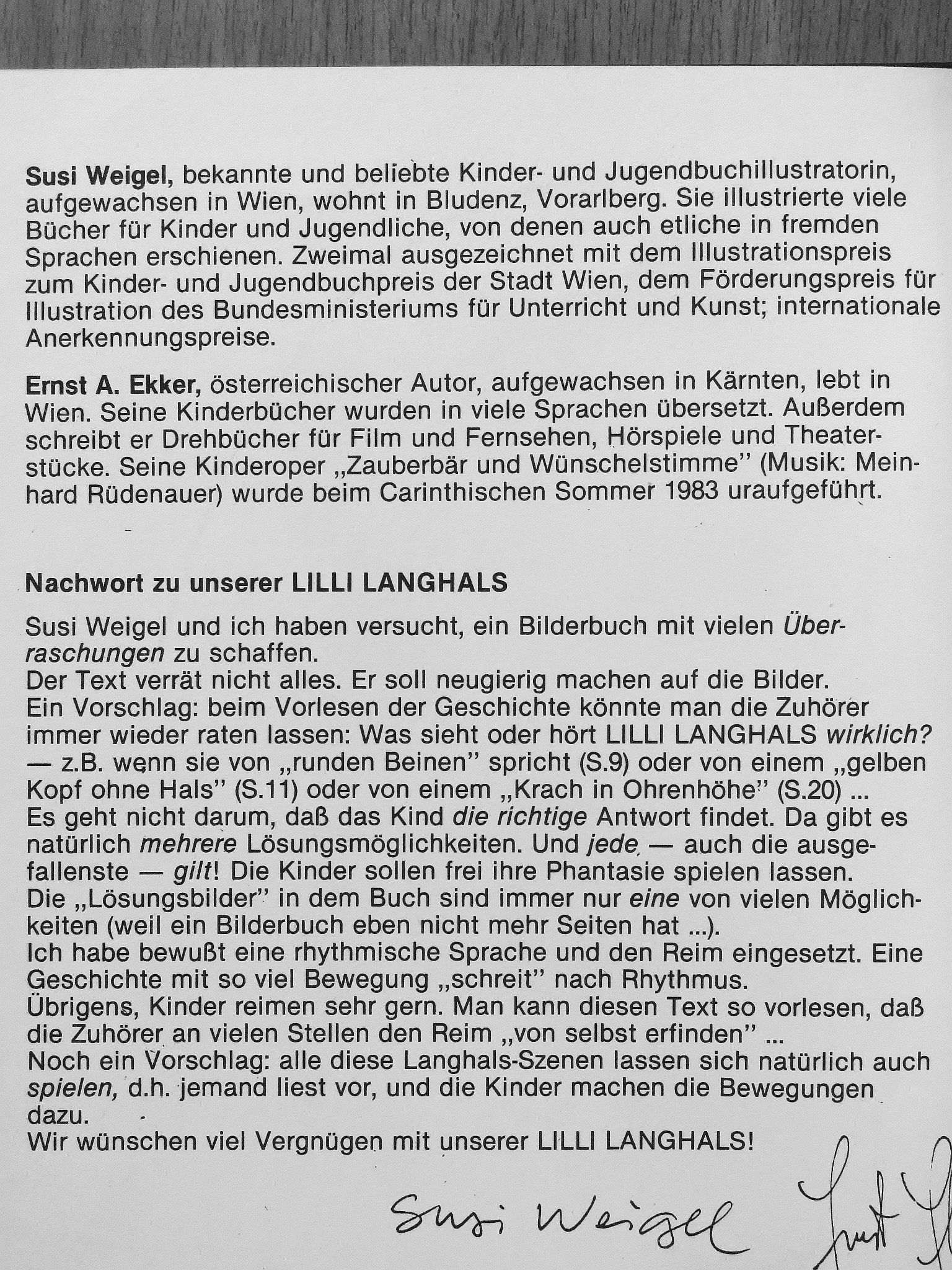 Ernst A. Ekker - Lilli Langhals [antikvár]