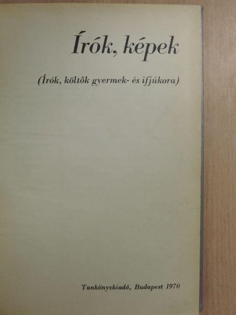 Balázs Mihály - Írók, képek [antikvár]