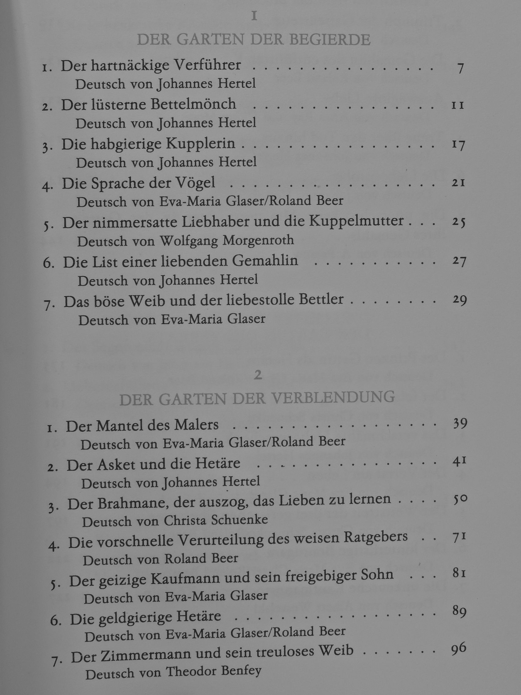 Die sieben Gärten der Liebe [antikvár]