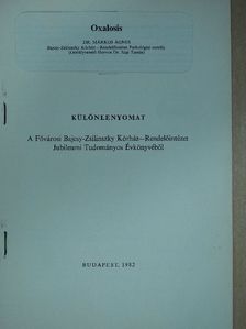 dr. Márkos Ágnes - Oxalosis [antikvár]