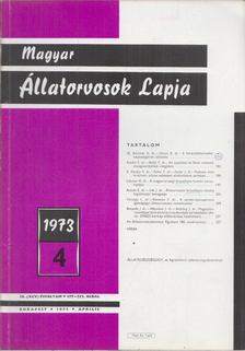 Holló Ferenc - Magyar Állatorvosok Lapja 1973. Április [antikvár]