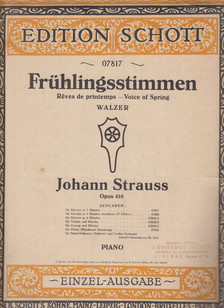 JOHANN STRAUSS - Frühlingsstimmen [antikvár]