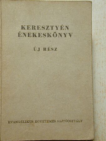 Keresztyén énekeskönyv [antikvár]