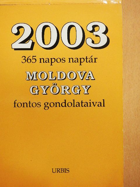 Moldova György - 2003 [antikvár]