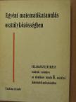 Dr. Kőhegyi Jánosné - Egyéni matematikatanulás osztályközösségben [antikvár]