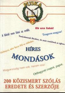 Híres mondások [antikvár]