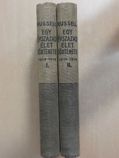 Bertrand Russell - Egy évszázad élettörténete I-II. [antikvár]