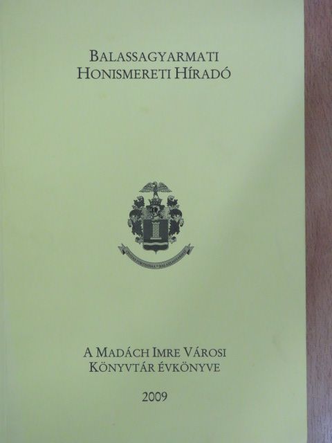 Csegezi Tamásné - A Madách Imre városi könyvtár évkönyve 2009 [antikvár]
