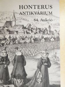 Honterus Antikvárium 84. Aukció [antikvár]
