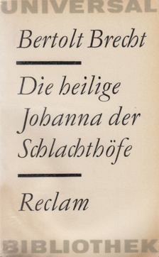 Brecht, Bertolt - Die heilige Johanna der Schlachthöfe [antikvár]