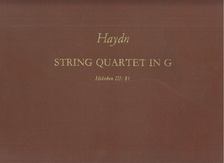 Joseph Haydn - String quartet in G (Reprint) [antikvár]