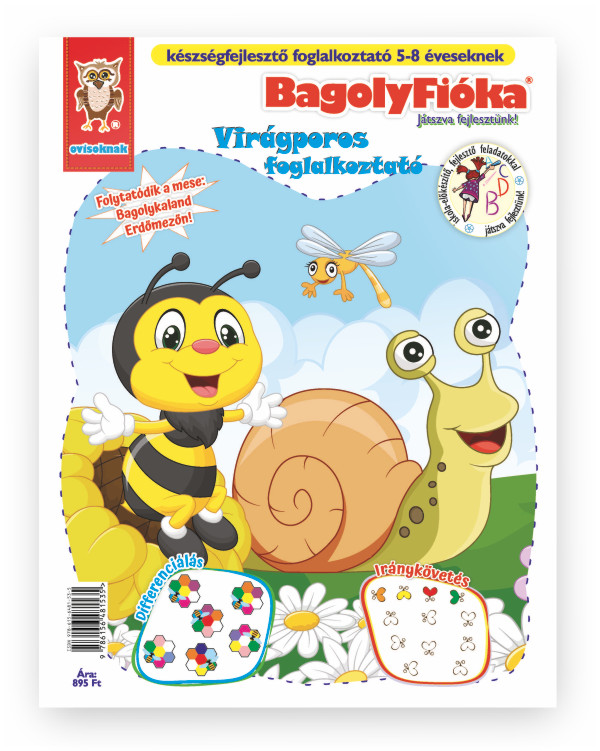 Jánossy Gábor[szerk.]-Jánossy-Kármán Mónika - BagolyFióka kreatív foglalkoztató füzet - Virágporos