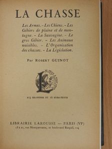Robert Guinot - La Chasse [antikvár]