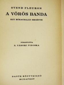 Svend Fleuron - A vörös banda [antikvár]