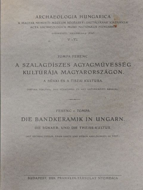 Ferenc v. Tompa - A szalagdíszes agyagművesség kultúrája Magyarországon [antikvár]