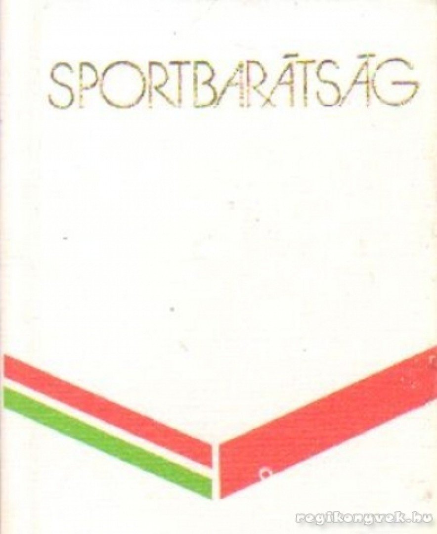 VINCZE JENŐ - Sportbarátság (mini) [antikvár]