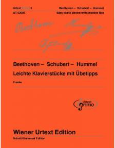 BEETHOVEN - SCHUBERT - HUMMEL.LEICHTE KLAVIERSTÜCKE MIT ÜBETIPPS (FRANKE)