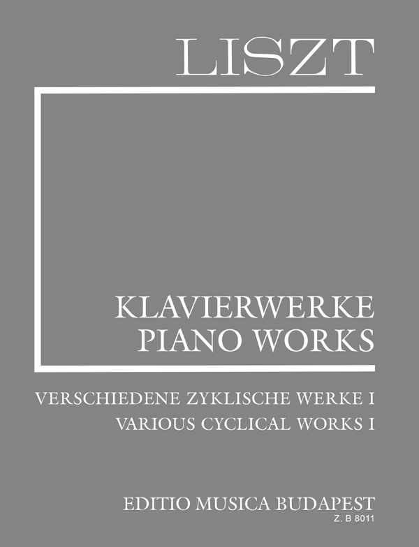 LISZT - LISZT ÖSSZKIADÁS I/9 VERSCHIEDENE ZYKLISCHE WERKE I (SULYOK I.-MEZŐ I.)