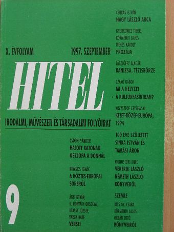 Ágh István - Hitel 1997. szeptember [antikvár]