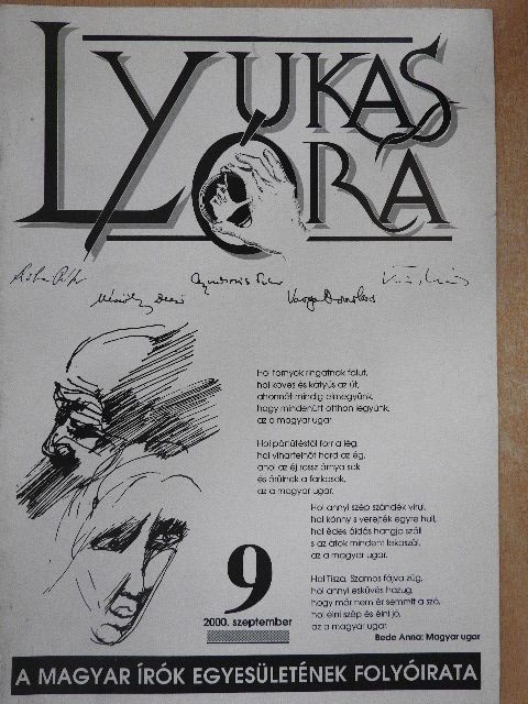 Bede Anna - Lyukasóra 2000. szeptember [antikvár]
