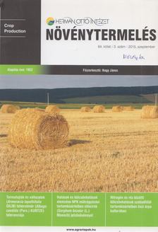 Nagy János (főszerk.) - Növénytermelés 2015. szeptember [antikvár]