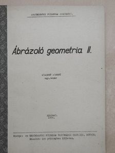 Stasney Albert - Ábrázoló geometria II. [antikvár]