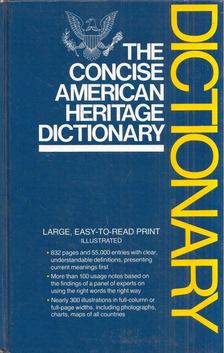 The Concise American Heritage Dictionary [antikvár]