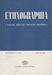 Hofer Tamás - Ethnographia 1980/3-4. [antikvár]