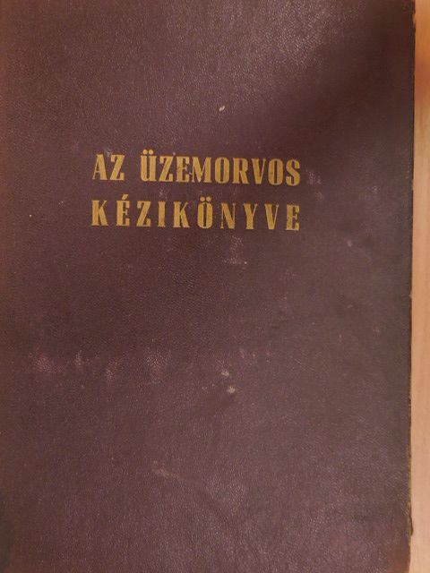 Dr. Balogh Károly - Az üzemorvos kézikönyve [antikvár]