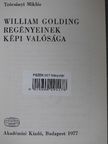 Trócsányi Miklós - William Golding regényeinek képi valósága [antikvár]