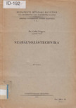 Dr. Csáki Frigyes - Szabályozástechnika II/1. [antikvár]